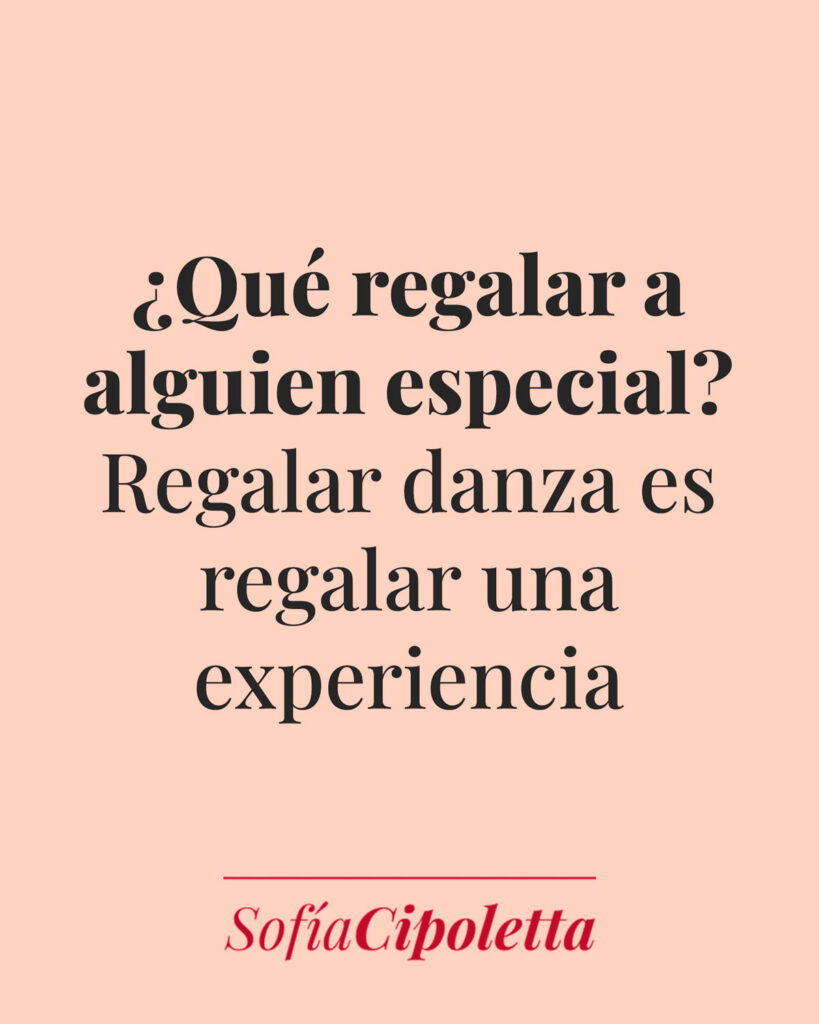 Regalar clases de baile como experiencia personalizada para una persona especial